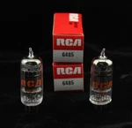 New Qty 2 Rca 6485 Matched Pair Black Plates Foil Getter Nos Vintage Usa Tubes. Fixed Price $39.97.