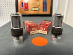 Pair Of Rca 6AU5GT Tubes - Matched Date Codes Nos Nib Amplitrex Verified. Fixed Price $49.50.