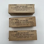 Vintage Lot Of 3 Sylvania Us Army Navy Vacuum Tube JAN-CHS-28D7. Fixed Price $29.99.