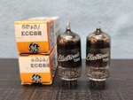 2-GE 6DJ8 ECC88 Vacuum Tubes Nos/nib Tested Same Date Codes Fk LOC.2A. Fixed Price $44.99.