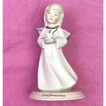 Pacific Giftware Porcelain Confirmation Angel Figurine Holding Dove Item 10146. Fixed Price $14.99.