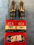 2 Rca Radio Tubes 6AD7G For Zenith Philco Emerson Sentinel Greebe Bendix Arvin. Fixed Price $19.95.