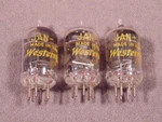 3 6AS6 Jan Western Electric Hifi Radio Amp Vacuum Tubes Code 826 Strong Balanced. Fixed Price $30.00.