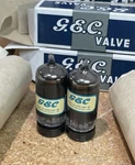 Pair Of Gec Genalex CV5060 Z759 Uk Smoked Glass Vacuum Tubes (many Avail). Fixed Price $50.00.