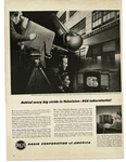 1946 Rca Image Orthicon Television Camera Tabletop Tv Vintage Print Ad. Fixed Price $15.95.