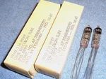 2 Nos Sylvania Jhs 5899 Subminiature Vacuum Tubes - Pentodes For Audio & Radio. Fixed Price $14.00.