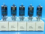 Philips Jan 6CB6 6CF6 Nos Nib Tubes Sleeve Of 5 Original Box Mil Spec. Fixed Price $9.88.