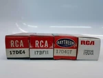 Rca/raytheon 17DE4 /17BF11 /17D4GT /17BS3A-17DW4A Electron Tube Lot Of. Fixed Price $20.50.