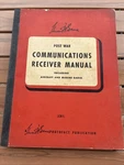 Howard W. Sam's Post Communications Receiver Manual 1948 2ND Ed. C4. Fixed Price $25.00.