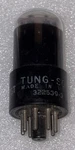 Tungsol 6SL7GT Black Glass Round Plate Vacuum Tube TV7 Tested Strong. Fixed Price $40.00.