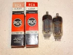 2 X 6JE6A Rca Tubes*tested Very Strong* Matched PAIR*#10. Fixed Price $100.00.