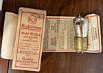 Rca Radiotron UV-201A Tube Short Brass Pins Globe. Fixed Price $80.00.