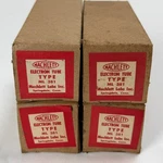 Machlett Ml 381 Electron Vintage Nos Lot Of 4 Vacuum Tubes Usa Made. Fixed Price $116.00.