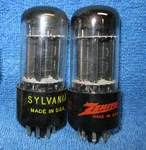 Nib Pair 6BX7GT Made By Ge Black Plate Twin Triode Tubes Tested !. Fixed Price $19.99.