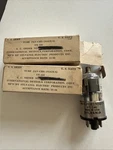 Pair Of Closely Date Matched 1N5GT Nos 1944 Sylvania Tubes VT-146. Fixed Price $20.00.