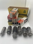Vintage Lot Of 6 Untested Vacuum Tubes. Sylvania 12AZ7A..ZENITH 12AU7A.READ Desc. Fixed Price $10.00.