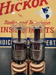 Match Pair Nu National Union 6J5GT Black Plate Metal Tubes 539C Tested Nos. Fixed Price $45.00.