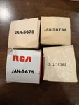 4 Vintage Rca JAN-5675 Uhf Transmitting Triode Pencil Tubes Nos Nib. Fixed Price $10.99.