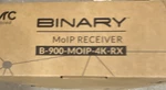 Binary Receiver Brown Model B-900-MOIP-4K-RX Mpn. Fixed Price $95.00.