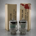 Nos Matched Pair Sylvania 2C51/396A/GREY Plates /hickock Tested. Fixed Price $24.95.
