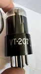 Nos Black Round Plate VT-207 12AH7 Audio Tube Glass Tungsol. Fixed Price $29.99.