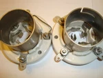 One Matched Pair Vintage Sockets, 4-PIN Tubes, For 845, 211/VT-4C, & Others. Fixed Price $36.00.