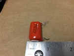 50 Npc-el 0.47UF 100V 10% Orange Drop Capacitor ** Cut Leads. Fixed Price $25.95.