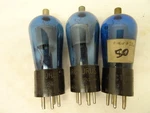 Arcturus Blue Tubes Type 124 Glass Vacuum TV7D UX-224 Nos. Fixed Price $32.00.