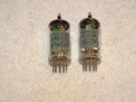 X 12AU7WA-6189 Dario Miniwatt Tubes*very Strong Matched PAIR*#9. Fixed Price $150.00.