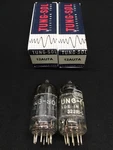 Matched Pair Tung Sol 12AU7A ECC82 Vintage Audio Vacuum Tubes Tested 10.9358. Fixed Price $44.95.