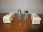 Pair Of Sylvania Jan Jhs 5749 6BA6W Tubes - Gold Label Hickok Tested. Fixed Price $9.00.