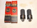 2 6SN7GT Rca Tubes*smoked Glass*super Strong Matched 8% Pair*with BOXES*#10. Fixed Price $174.99.