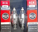 Pair 866A Rca Nos Fat Bottle Vacuum Tubes - Triplett 3444 Tested Will Combine. Fixed Price $59.95.