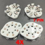 4PC 7 Pin Tube Socket Ceramic Valve Base For 1625 FU25 826 59 Vintage Audio Diy. Fixed Price $16.25.