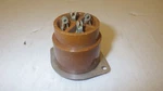 Amphenol 77A-4 Vintage Fiber Female Tube Socket Octal Connector Pins Nnb. Fixed Price $15.96.