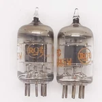 Rca Jrc 5654/6AK5W Matched Pair, Black Plates, Hickok Tested. Fixed Price $8.95.