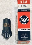 (1) Each Rca 6AC7 Vintage Vacuum Tube - Nos Untested Nib. Fixed Price $5.99.