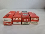 Lot 4 Rca 6AC10, 6BE3/6BZ3, 6GB5, 8AL9 Electronic Tubes. Fixed Price $17.00.