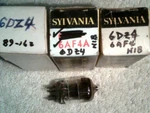 Vacuum Tube Lot Of 2EA Nib 6DZ4 + 1EA Used & 6AF4 Tstd Radio Amplifier. Fixed Price $7.00.