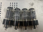 Matched Quad Ge 7591 Tubes. Fixed Price $238.00.