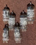 Strong Six (6) Set 1959 Rca 12AX7 ECC83 Preamp Long Plate Angled Getter. Fixed Price $147.77.