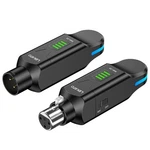 Lekato 2.4G Wireless Microphone System Transmitter Receiver Plug Xlr. Fixed Price $47.99.