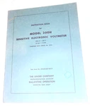 Ballantine 300H Sensitive Electronic Voltmeter Instruction Book Singer Corp 17PG. Fixed Price $22.99.