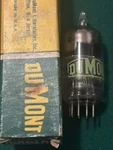 Ge Made 1958 Dumont 4BZ7/4BQ7 Twin Triode Preamp Tube Medium Mu Nos Nib. Fixed Price $9.99.