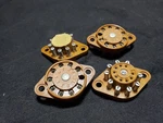 4 Nos Cinch 9-PIN Tube Sockets Mounting Ears Tab Audio Ham Odd Wiring See Photos. Fixed Price $14.95.