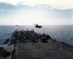 Aircraft Carriers At Sea In The Western Pacific 8X10 Wwii Photo 722A. Fixed Price $7.43.