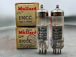 (2) Mullard Amperex E90CC 5920 Tubes Made In Holland Copper Posts Tested. Fixed Price $29.99.