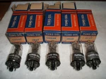 (5) Nos Tung-sol 1H5GT Vintage Radio Battery Set Vacuum Tubes Tested Good. Fixed Price $19.95.