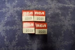 New Quad Vintage Nos Rca 2D21 Electron Vacuum Tubes. Fixed Price $59.99.