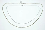2PC Vintage Sterling Silver Choker & South Western Tube Bead Necklace (SAR)#214. Fixed Price $229.00.
